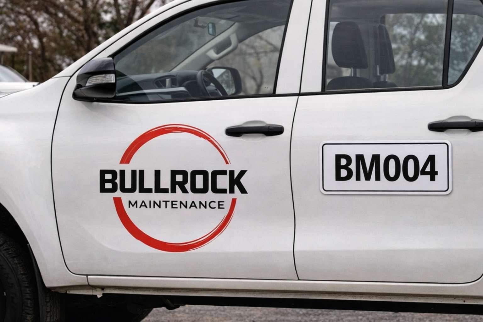 Bullrock Maintenance service van
